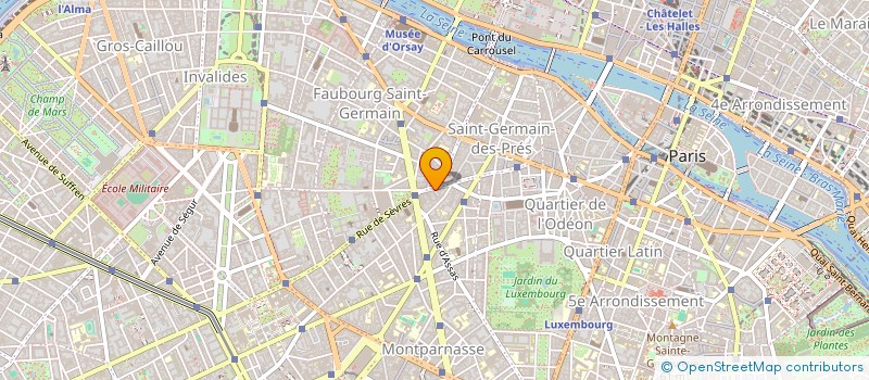 localisation de l'entreprise SOCIETE CIVILE IMMOBILIERE DES PHILOSOPHES  PARIS