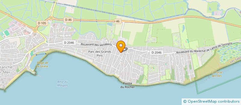 localisation de l'entreprise SOCIETE CIVILE IMMOBILIERE DES PINS à LA TRANCHE-SUR-MER