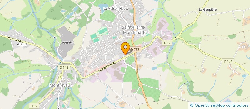 localisation de l'entreprise SOCIETE CIVILE IMMOBILIERE DES PLANTES à MONTREVAULT-SUR-EVRE