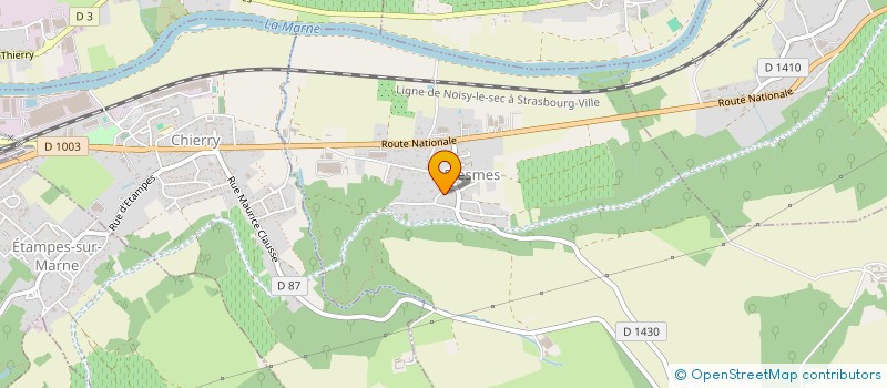 localisation de l'entreprise SOCIETE CIVILE IMMOBILIERE DES POEMES  BLESMES