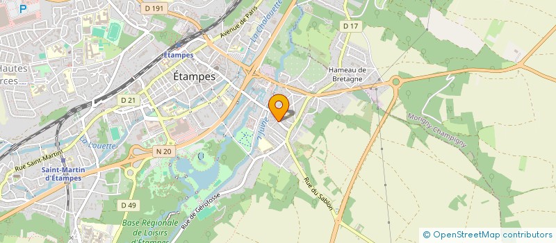 localisation de l'entreprise SOCIETE CIVILE IMMOBILIERE  DES PRES   ETAMPES