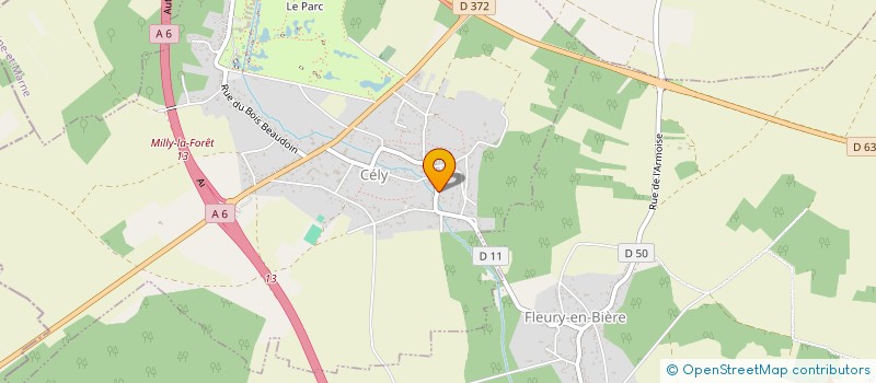 localisation de l'entreprise SOCIETE CIVILE IMMOBILIERE DES ROSAIRES  CELY