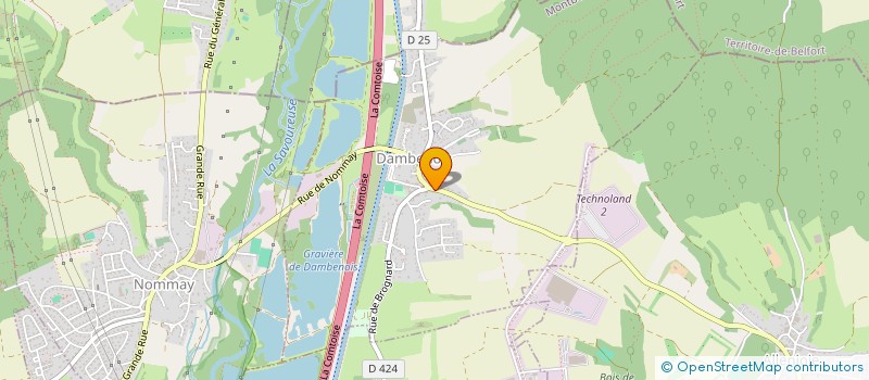 localisation de l'entreprise SOCIETE CIVILE IMMOBILIERE DES TROIS FONTAINES  DAMBENOIS