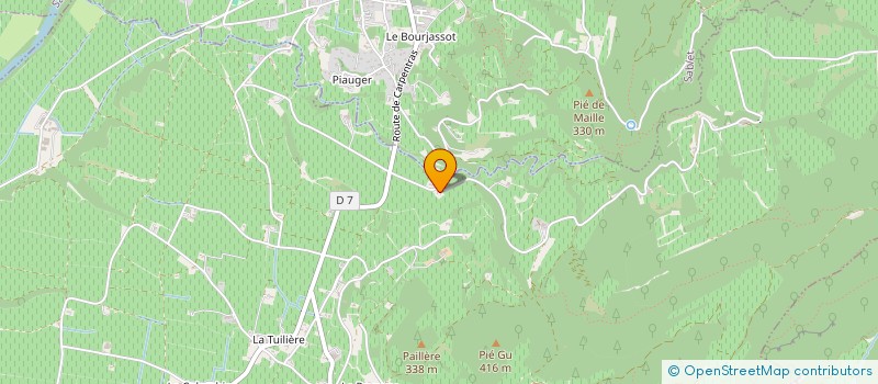 localisation de l'entreprise SOCIETE CIVILE IMMOBILIERE DES TUILERIES DU DOMAINE DE LENCIEUX  GIGONDAS