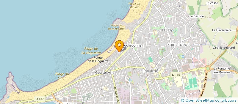 localisation de l'entreprise SOCIETE CIVILE IMMOBILIERE DES VITREENS  SAINT-MALO