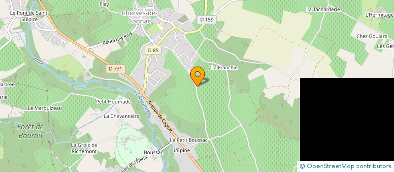 localisation de l'entreprise SOCIETE CIVILE IMMOBILIERE DES VIVIERS à VAL-DE-COGNAC