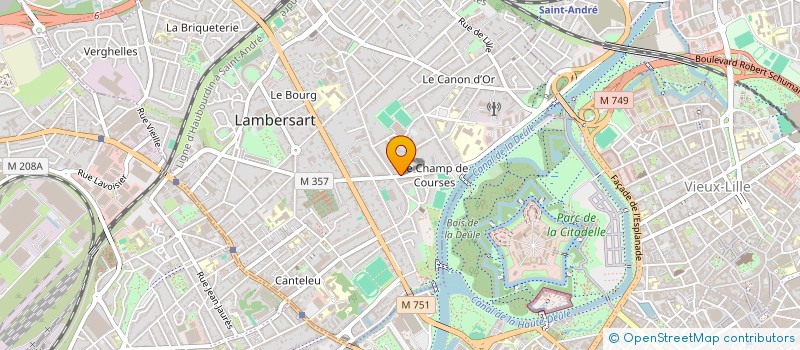 localisation de l'entreprise SOCIETE CIVILE IMMOBILIERE DES VIVIERS à LAMBERSART