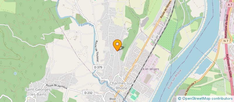 localisation de l'entreprise SOCIETE CIVILE IMMOBILIERE DESCHAND  CHARMES-SUR-RHONE