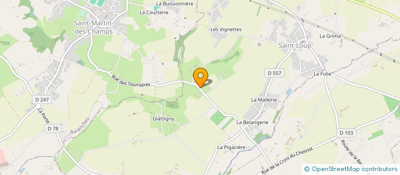 localisation de l'entreprise SOCIETE CIVILE IMMOBILIERE DESMONTS  SAINT-LOUP