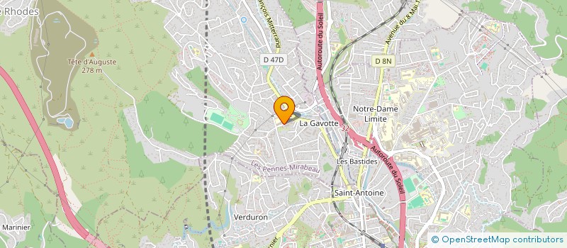 localisation de l'entreprise SOCIETE CIVILE IMMOBILIERE DESROCHES à LES PENNES-MIRABEAU