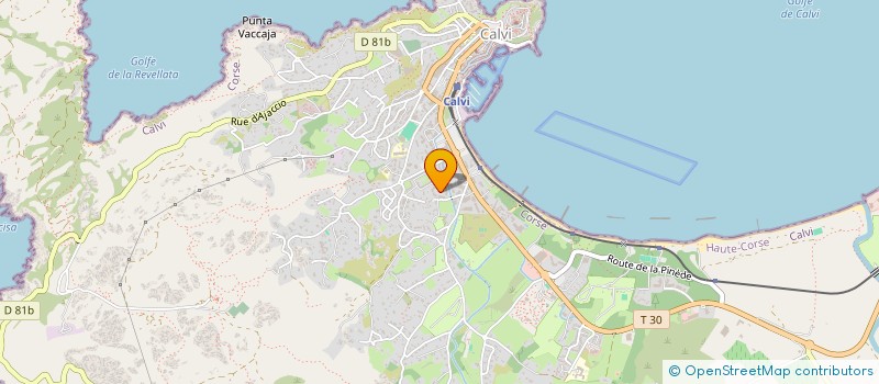 localisation de l'entreprise SOCIETE CIVILE IMMOBILIERE DESTEL à CALVI