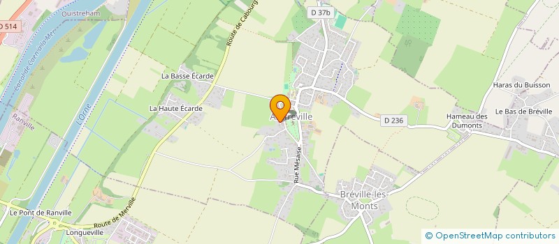 localisation de l'entreprise SOCIETE CIVILE IMMOBILIERE DESVALLEES  AMFREVILLE