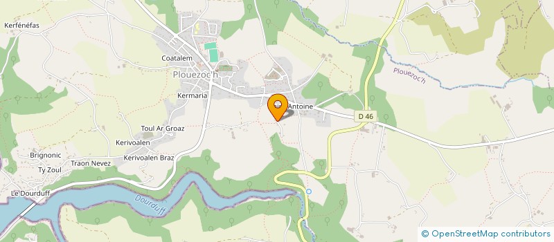 localisation de l'entreprise SOCIETE CIVILE IMMOBILIERE DEUNFF FREDERIC  PLOUEZOC'H