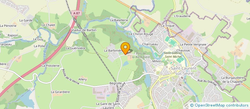 localisation de l'entreprise SOCIETE CIVILE IMMOBILIERE DEVIKA à SAINT-LAURENT-SUR-SEVRE