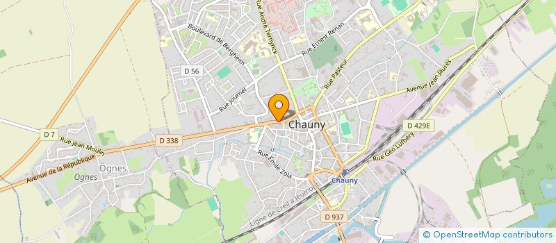 localisation de l'entreprise SOCIETE CIVILE IMMOBILIERE DEVLOR à CHAUNY