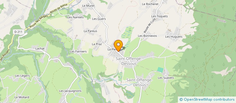 localisation de l'entreprise SOCIETE CIVILE IMMOBILIERE DG  SAINT-OFFENGE