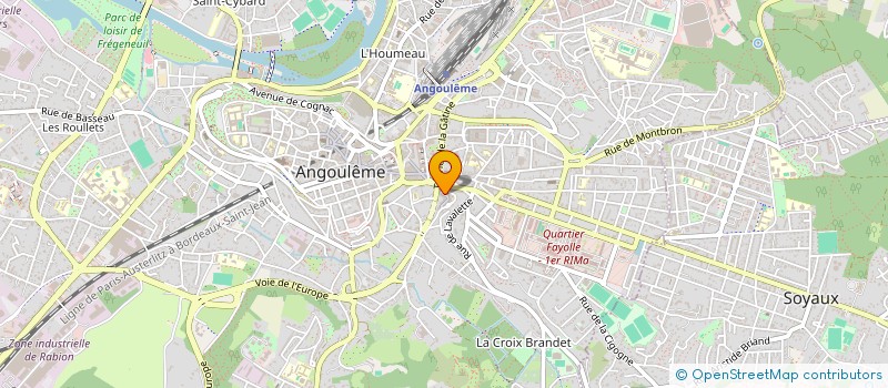 localisation de l'entreprise SOCIETE CIVILE IMMOBILIERE DHEC PAR ABREVIATION SCI DHEC à ANGOULEME