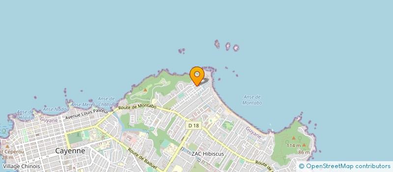localisation de l'entreprise SOCIETE CIVILE IMMOBILIERE DIAGONALE à CAYENNE