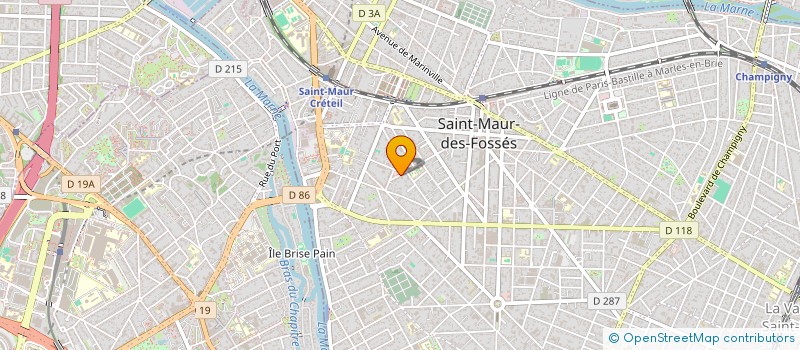 localisation de l'entreprise SOCIETE CIVILE IMMOBILIERE DIDEROT à SAINT-MAUR-DES-FOSSES