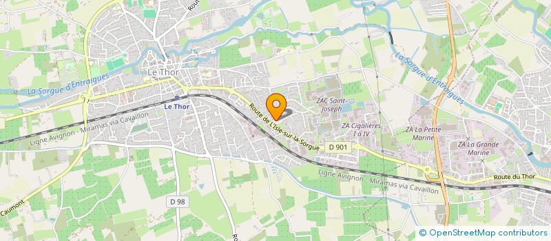 localisation de l'entreprise SOCIETE CIVILE IMMOBILIERE DIDOCO  LE THOR