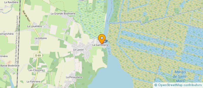 localisation de l'entreprise SOCIETE CIVILE IMMOBILIERE DIEBOUGOU ET PAR ABREVIATION SCI DIEBOUGOU  SUCE-SUR-ERDRE