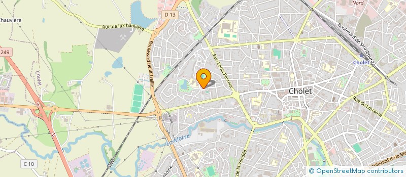 localisation de l'entreprise SOCIETE CIVILE IMMOBILIERE DIMALO à CHOLET