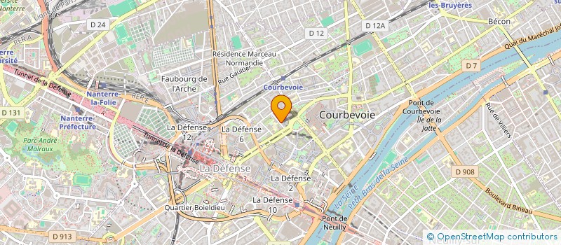 localisation de l'entreprise SOCIETE CIVILE IMMOBILIERE DJAMAYA à COURBEVOIE