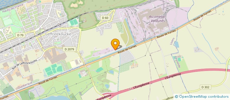 localisation de l'entreprise SOCIETE CIVILE IMMOBILIERE DK LOFT ET PAR ABREVIATION DK LOFT  LEFFRINCKOUCKE