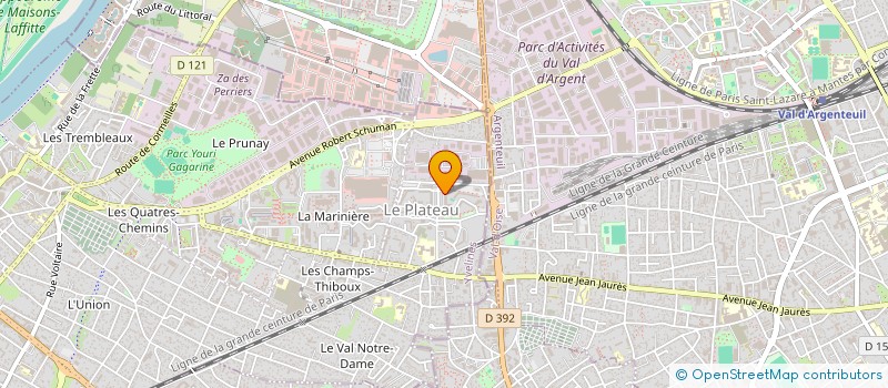 localisation de l'entreprise SOCIETE CIVILE IMMOBILIERE DKN  SARTROUVILLE