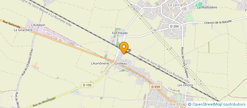 localisation de l'entreprise SOCIETE CIVILE IMMOBILIERE DLC  LA JARRIE