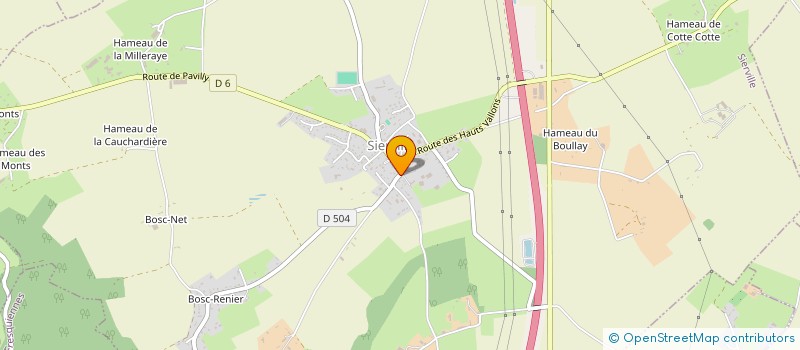 localisation de l'entreprise SOCIETE CIVILE IMMOBILIERE DMCC  SIERVILLE