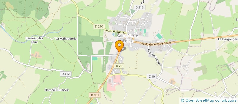 localisation de l'entreprise SOCIETE CIVILE IMMOBILIERE DMG  SAINT-PIERRE-EGLISE