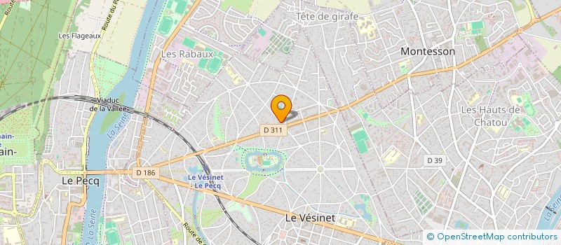 localisation de l'entreprise SOCIETE CIVILE IMMOBILIERE DOCTEUR SALAHSHOUR FAMILY  LE VESINET