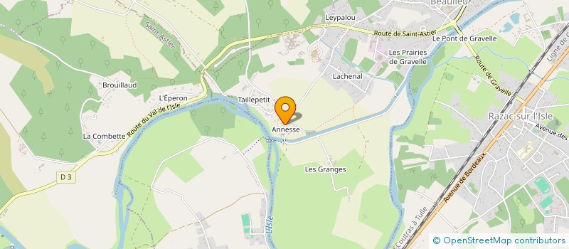 localisation de l'entreprise SOCIETE CIVILE IMMOBILIERE DOLCENILLA  ANNESSE-ET-BEAULIEU