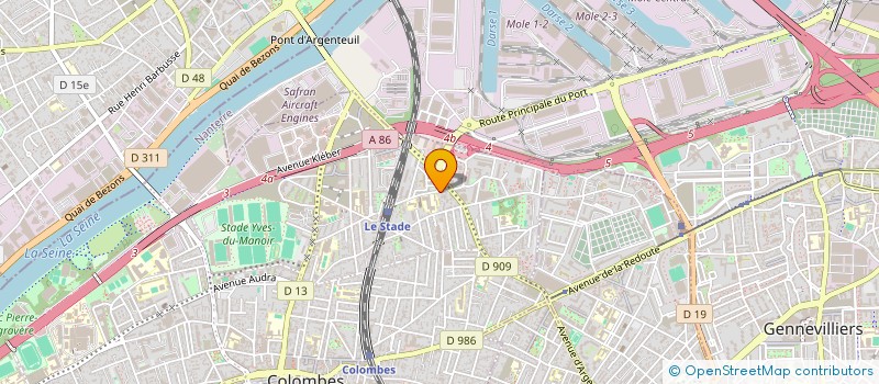 localisation de l'entreprise SOCIETE CIVILE IMMOBILIERE DOMA à COLOMBES
