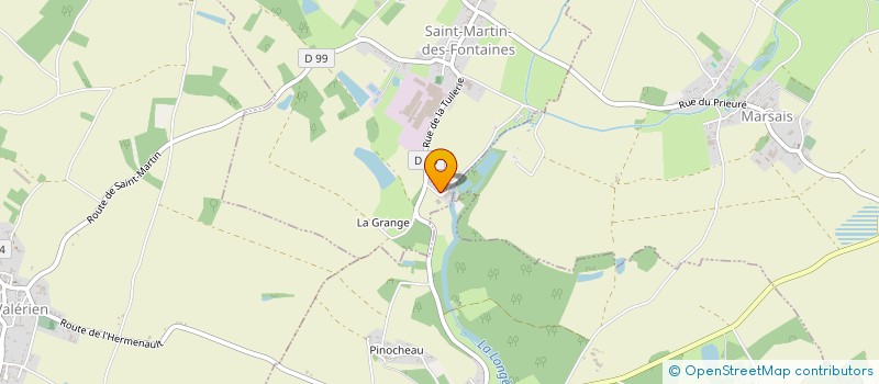 localisation de l'entreprise SOCIETE CIVILE IMMOBILIERE DOMAINE DE GARREAU  SAINT-MARTIN-DES-FONTAINES