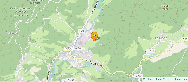 localisation de l'entreprise SOCIETE CIVILE IMMOBILIERE DOMAINE HIGHLAND  LA PETITE-RAON