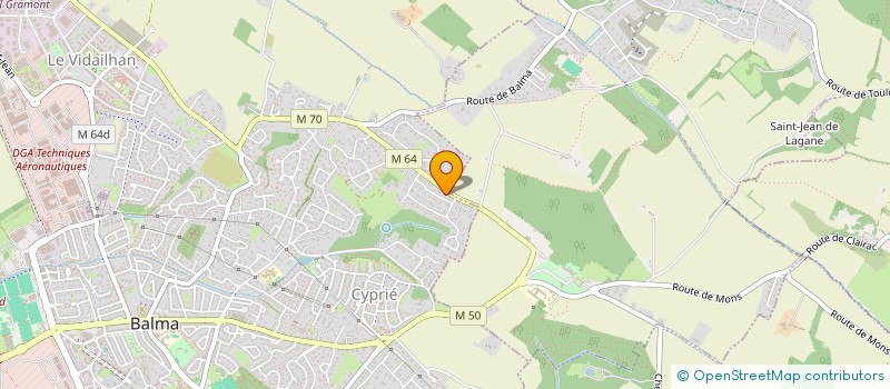 localisation de l'entreprise SOCIETE CIVILE IMMOBILIERE DORIS PAR ABREVIATION SCI DORIS  BALMA