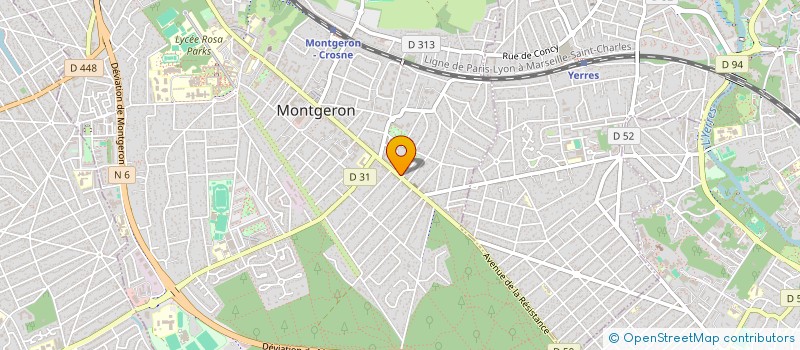 localisation de l'entreprise SOCIETE CIVILE IMMOBILIERE DROCOURT à MONTGERON