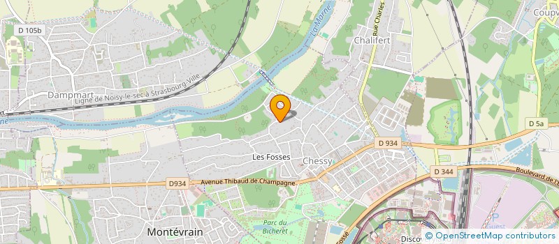 localisation de l'entreprise SOCIETE CIVILE IMMOBILIERE DS AVENIR  CHESSY