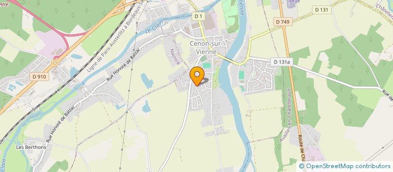 localisation de l'entreprise SOCIETE CIVILE IMMOBILIERE DS GESTION  CENON-SUR-VIENNE