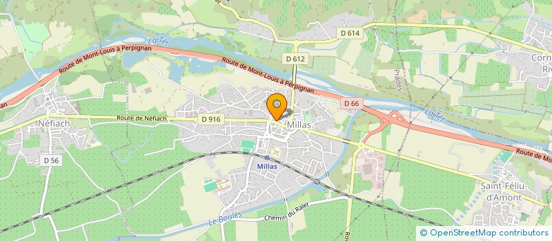 localisation de l'entreprise SOCIETE CIVILE IMMOBILIERE DSCP  MILLAS