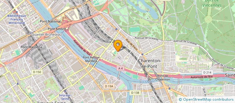 localisation de l'entreprise SOCIETE CIVILE IMMOBILIERE DSLB  CHARENTON-LE-PONT