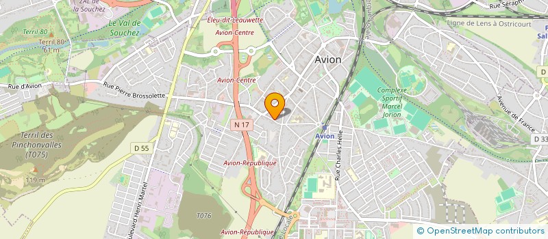 localisation de l'entreprise SOCIETE CIVILE IMMOBILIERE DSP 1  AVION