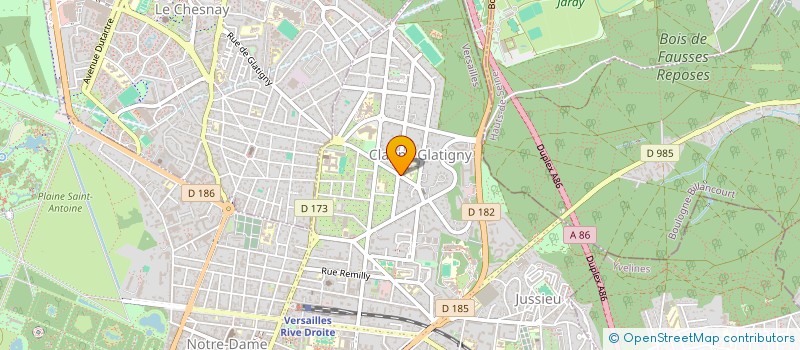 localisation de l'entreprise SOCIETE CIVILE IMMOBILIERE DU 1 BIS RUE LOUIS MASSOTTE A BUC à VERSAILLES