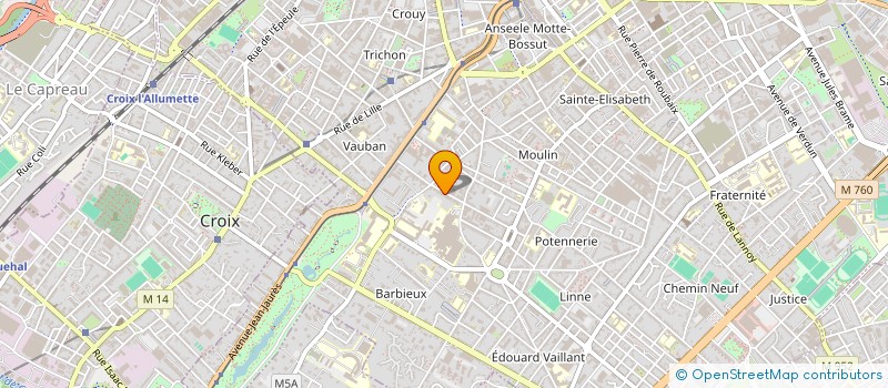 localisation de l'entreprise SOCIETE CIVILE IMMOBILIERE DU 10 RUE HENRY BOSSUT  ROUBAIX