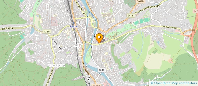 localisation de l'entreprise SOCIETE CIVILE IMMOBILIERE DU 10 VIADUC KENNEDY à EPINAL