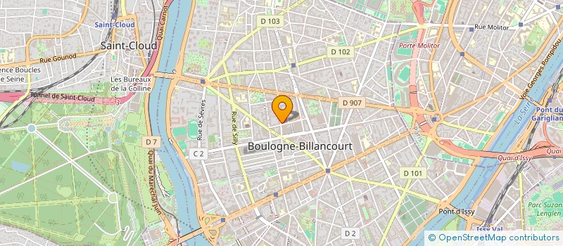 localisation de l'entreprise SOCIETE CIVILE IMMOBILIERE DU 114 RUE D'AGUESSEAU BUREAU  BOULOGNE-BILLANCOURT