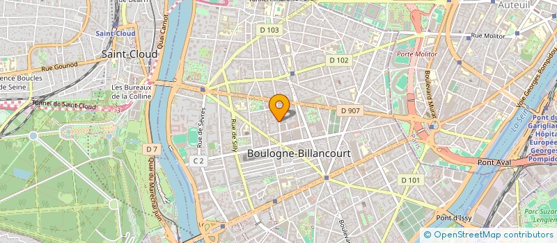 localisation de l'entreprise SOCIETE CIVILE IMMOBILIERE DU 114 RUE D'AGUESSEAU HABITAT à BOULOGNE-BILLANCOURT