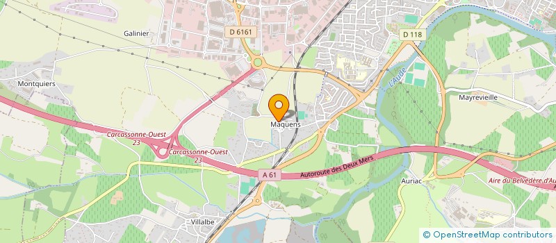 localisation de l'entreprise SOCIETE CIVILE IMMOBILIERE DU 12 GRAND RUE A GREZES à CARCASSONNE